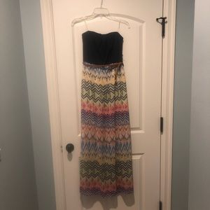 Multicolor maxi dress - never worn